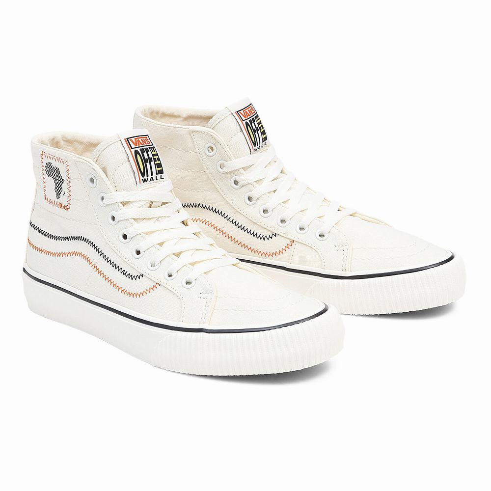 Women\'s Vans X Juju SC Sk8-Hi 38 Decon Vr3 SF Sneakers White | USA84375