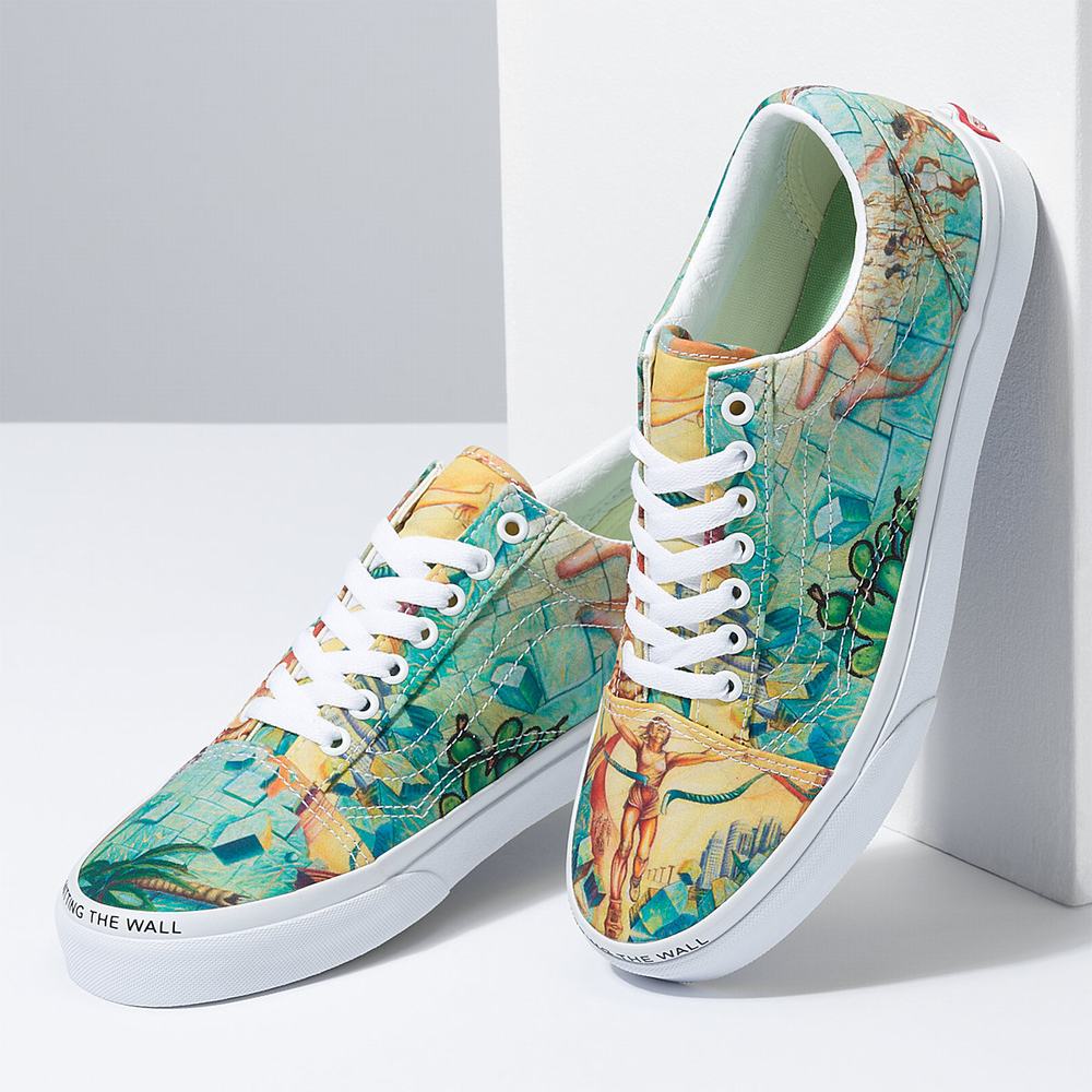 Women's Vans X MOCA Judy Baca Old Skool Sneakers Multicolor | USA03786