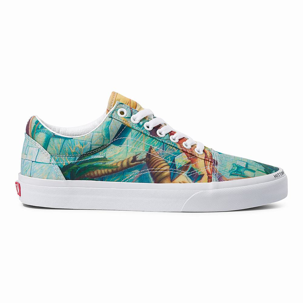 Women\'s Vans X MOCA Judy Baca Old Skool Sneakers Multicolor | USA03786