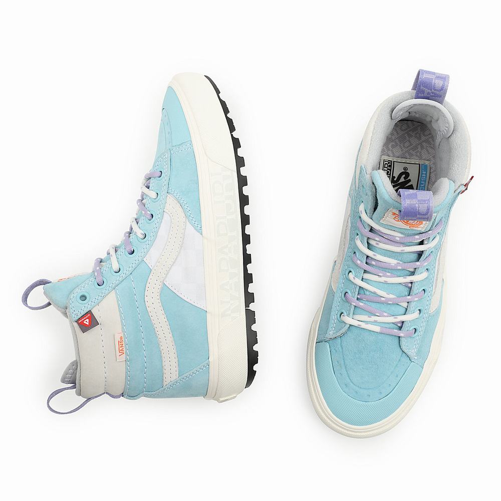 Women's Vans X Napapijri Sk8-Hi MTE-2 Sneakers Blue | USA32145