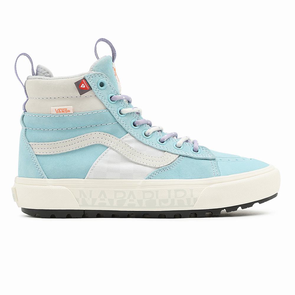 Women's Vans X Napapijri Sk8-Hi MTE-2 Sneakers Blue | USA32145