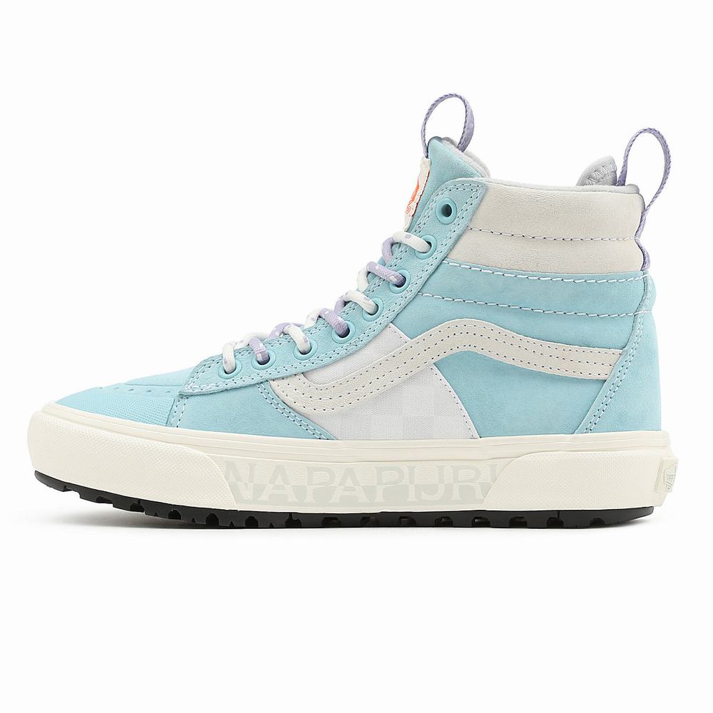 Women's Vans X Napapijri Sk8-Hi MTE-2 Sneakers Blue | USA32145