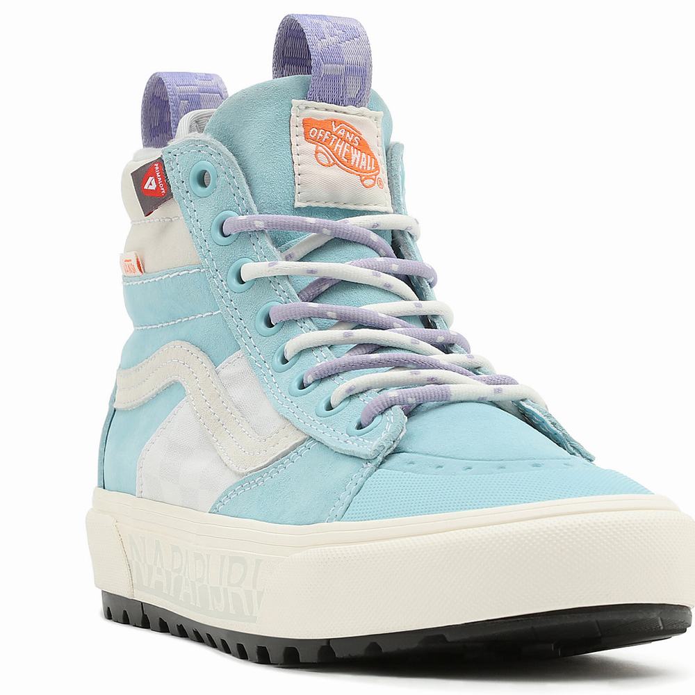 Women's Vans X Napapijri Sk8-Hi MTE-2 Sneakers Blue | USA32145