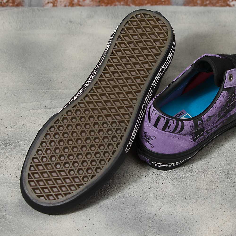 Women's Vans X One Piece Skate Old Skool Skate Shoes Purple | USA20763