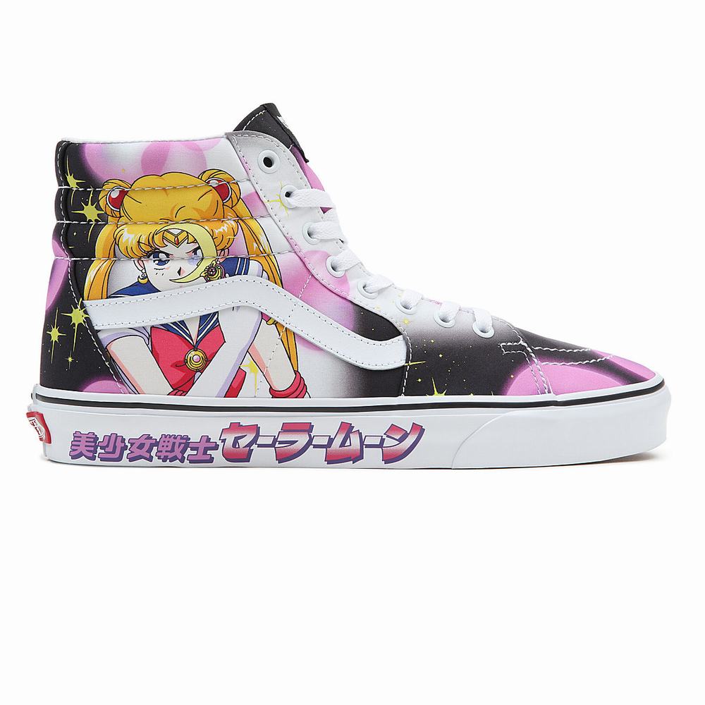 Women's Vans X Pretty Guardian Sailor Moon Sk8-Hi Sneakers Multicolor | USA69715