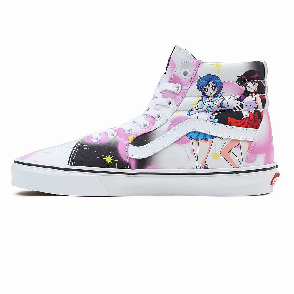 Women's Vans X Pretty Guardian Sailor Moon Sk8-Hi Sneakers Multicolor | USA69715