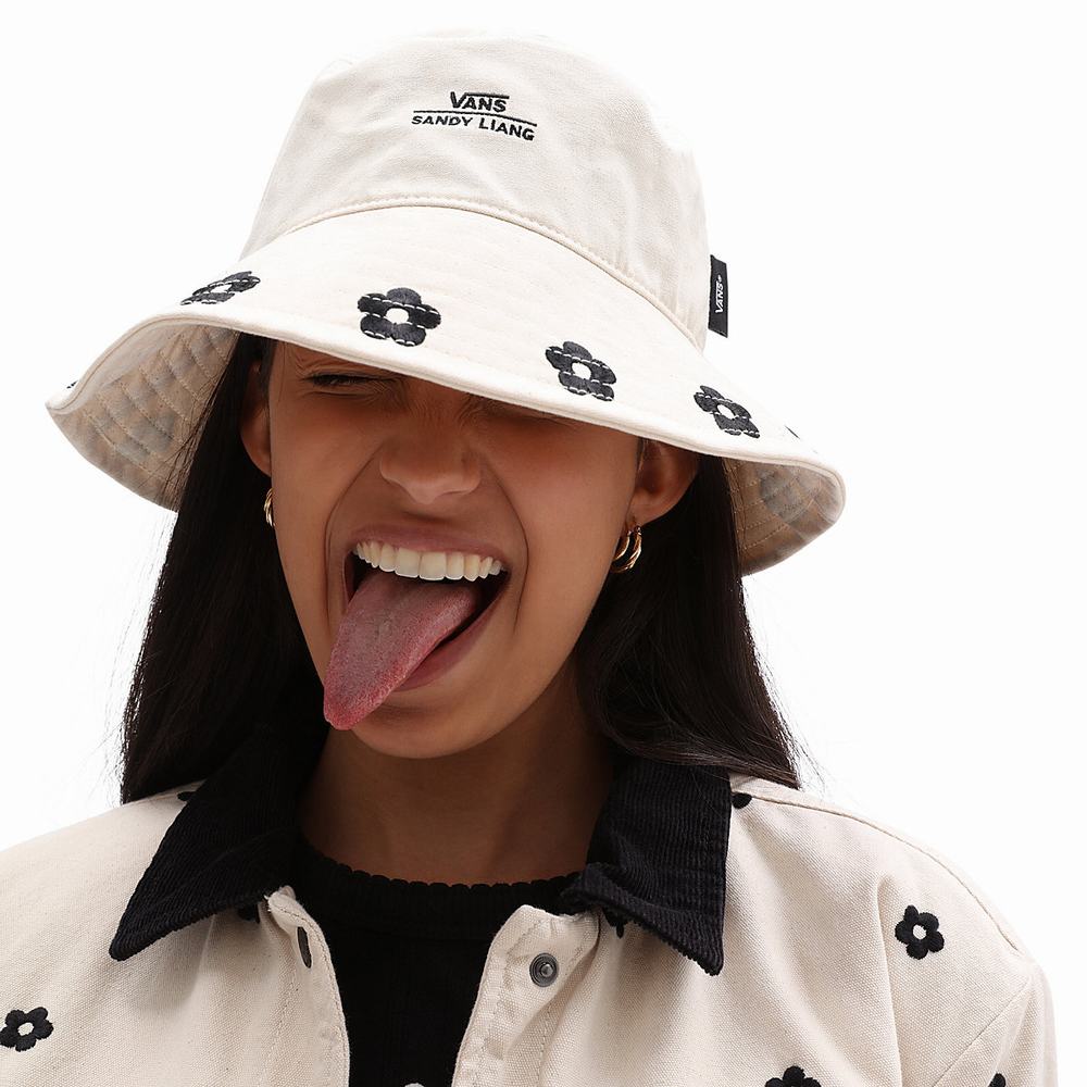 Women's Vans X Sandy Liang Bucket Hats White | USA03964