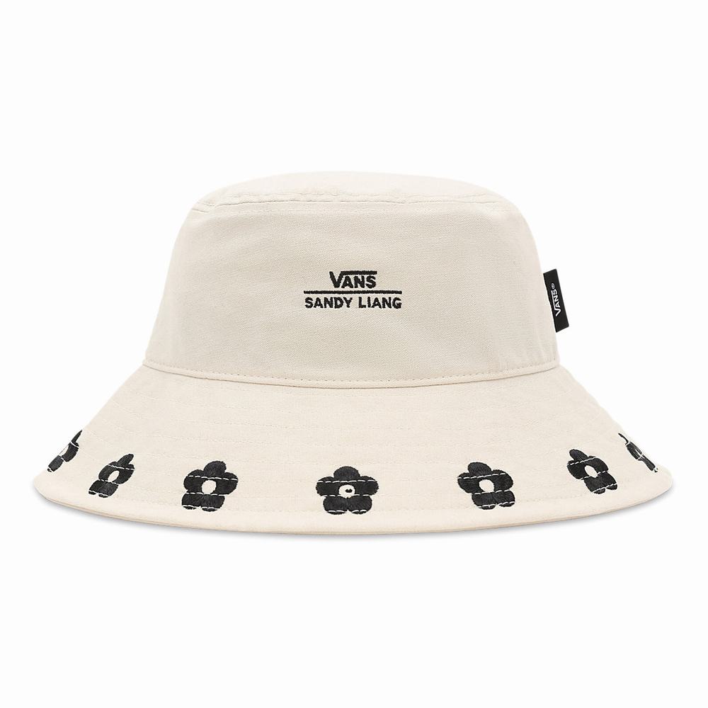 Women\'s Vans X Sandy Liang Bucket Hats White | USA03964