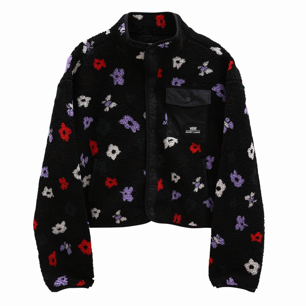 Women's Vans X Sandy Liang Sherpa Jackets Black | USA27359