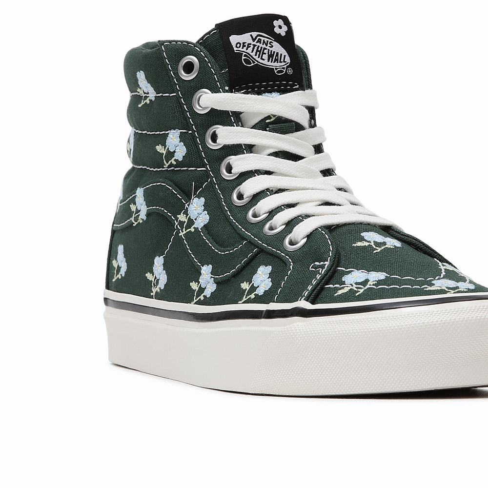 Women's Vans X Sandy Liang Sk8-Hi 38 DX Sneakers Green | USA97403