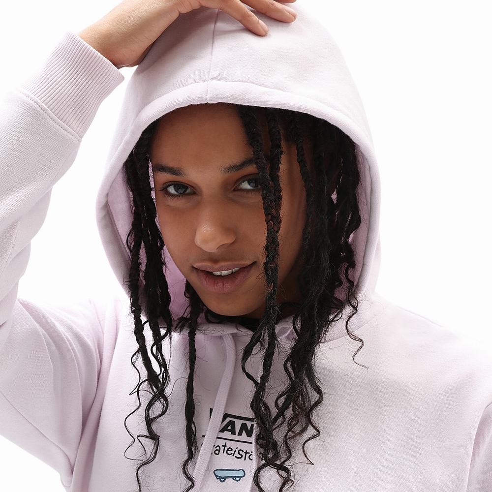 Women's Vans X Skateistan Boyfriend Hoodie Purple | USA37491