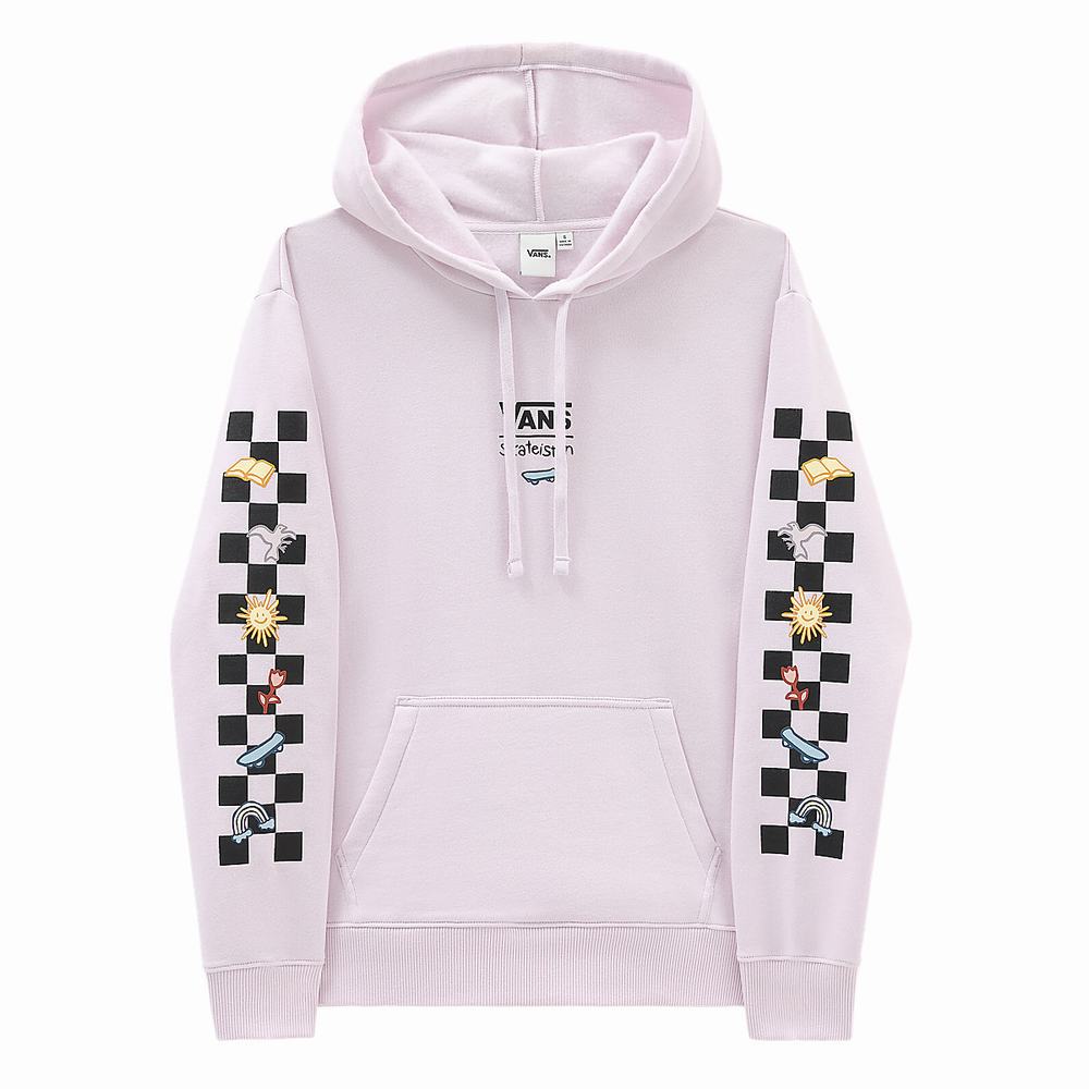 Women's Vans X Skateistan Boyfriend Hoodie Purple | USA37491