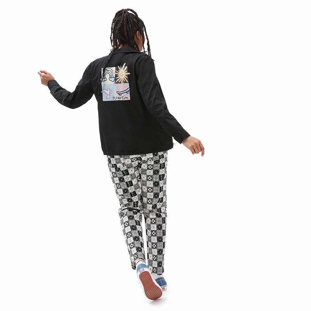 Women's Vans X Skateistan Jackets Black | USA20175