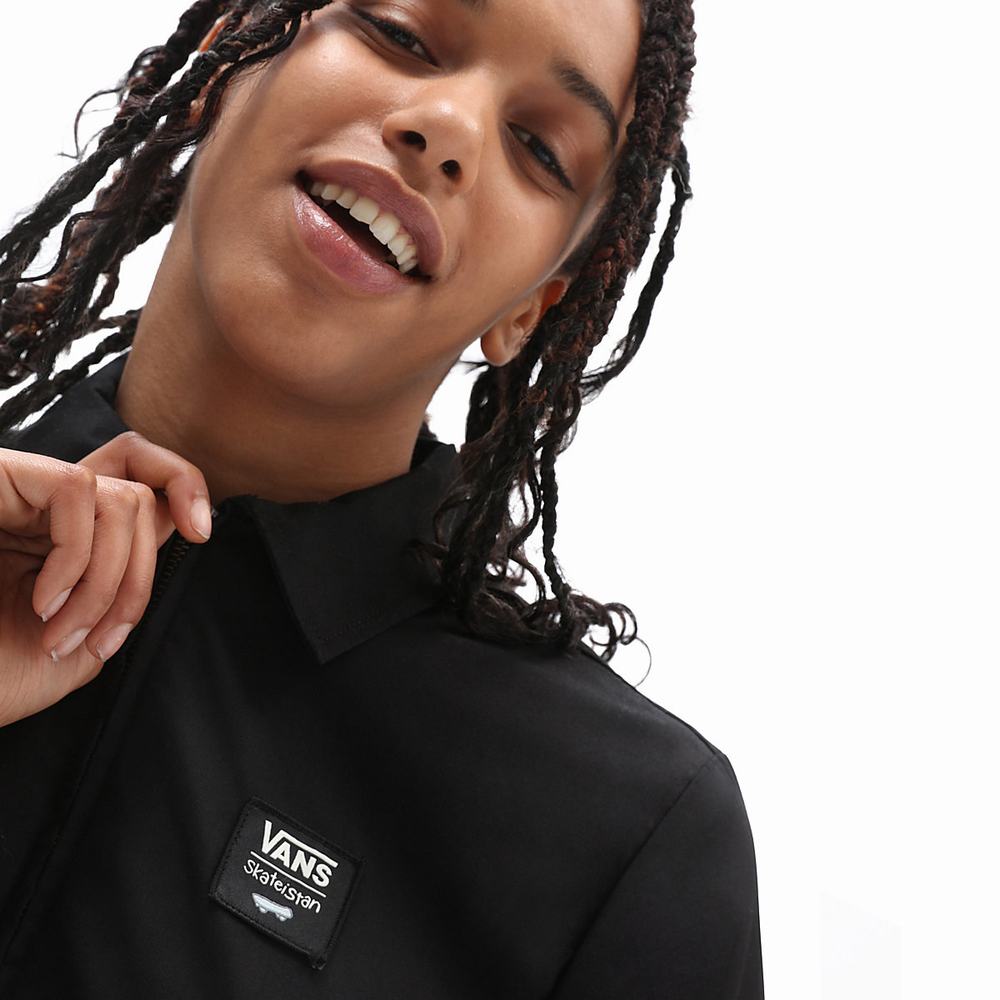 Women's Vans X Skateistan Jackets Black | USA20175