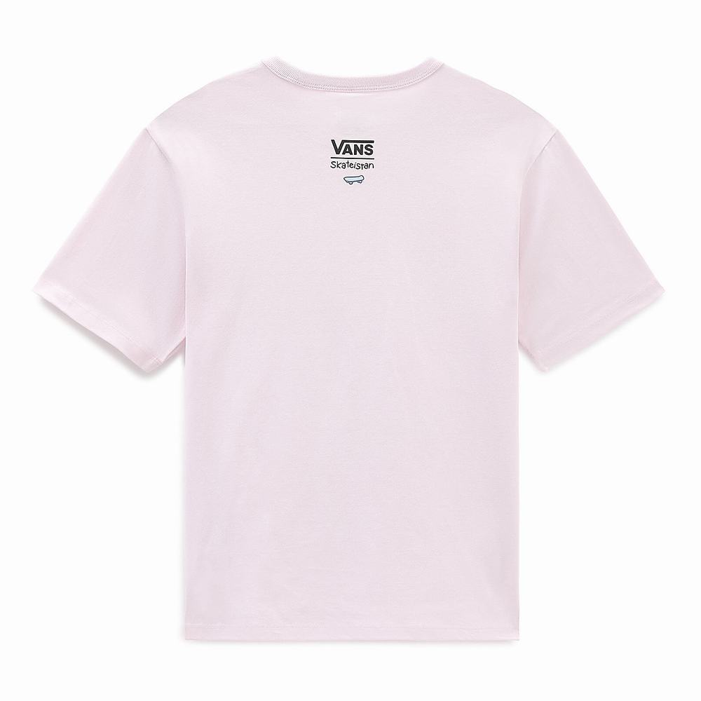 Women's Vans X Skateistan OTW Pocket T Shirts Purple | USA57968