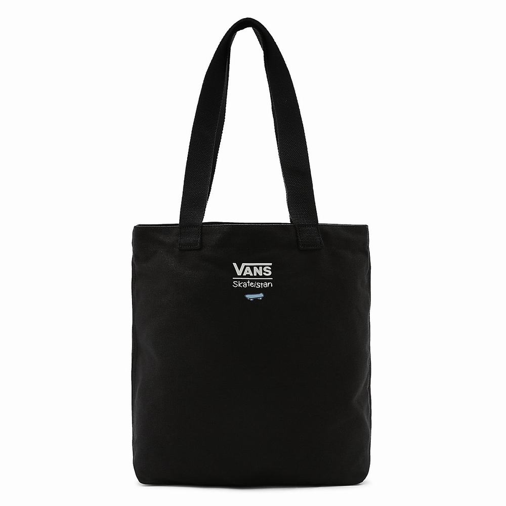 Women's Vans X Skateistan Tote Bags Black | USA16958