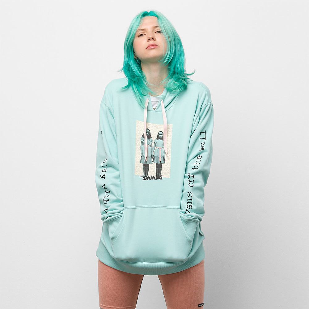 Women's Vans X The Shining Boyfriend Hoodie Blue | USA07318