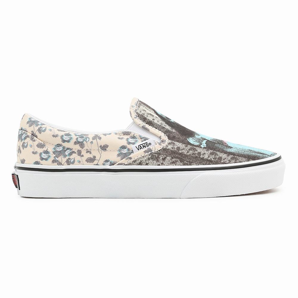 Women's Vans X The Shining Classic Slip On Shoes Blue | USA86275