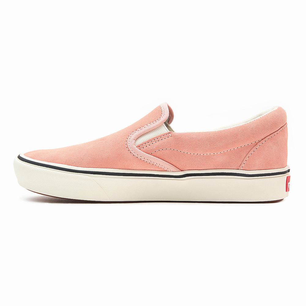 Women's Vans colour Pack ComfyCush Slip On Shoes Pink | USA70634