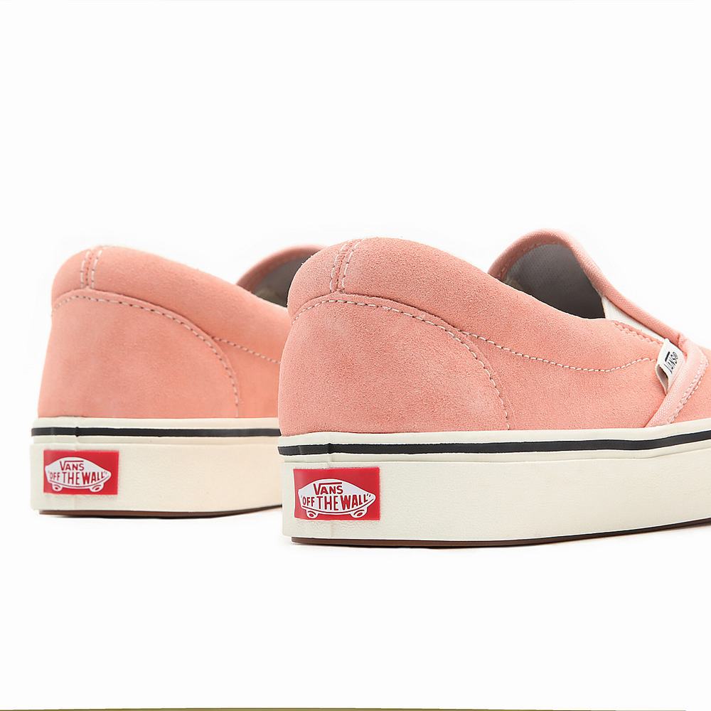 Women's Vans colour Pack ComfyCush Slip On Shoes Pink | USA70634