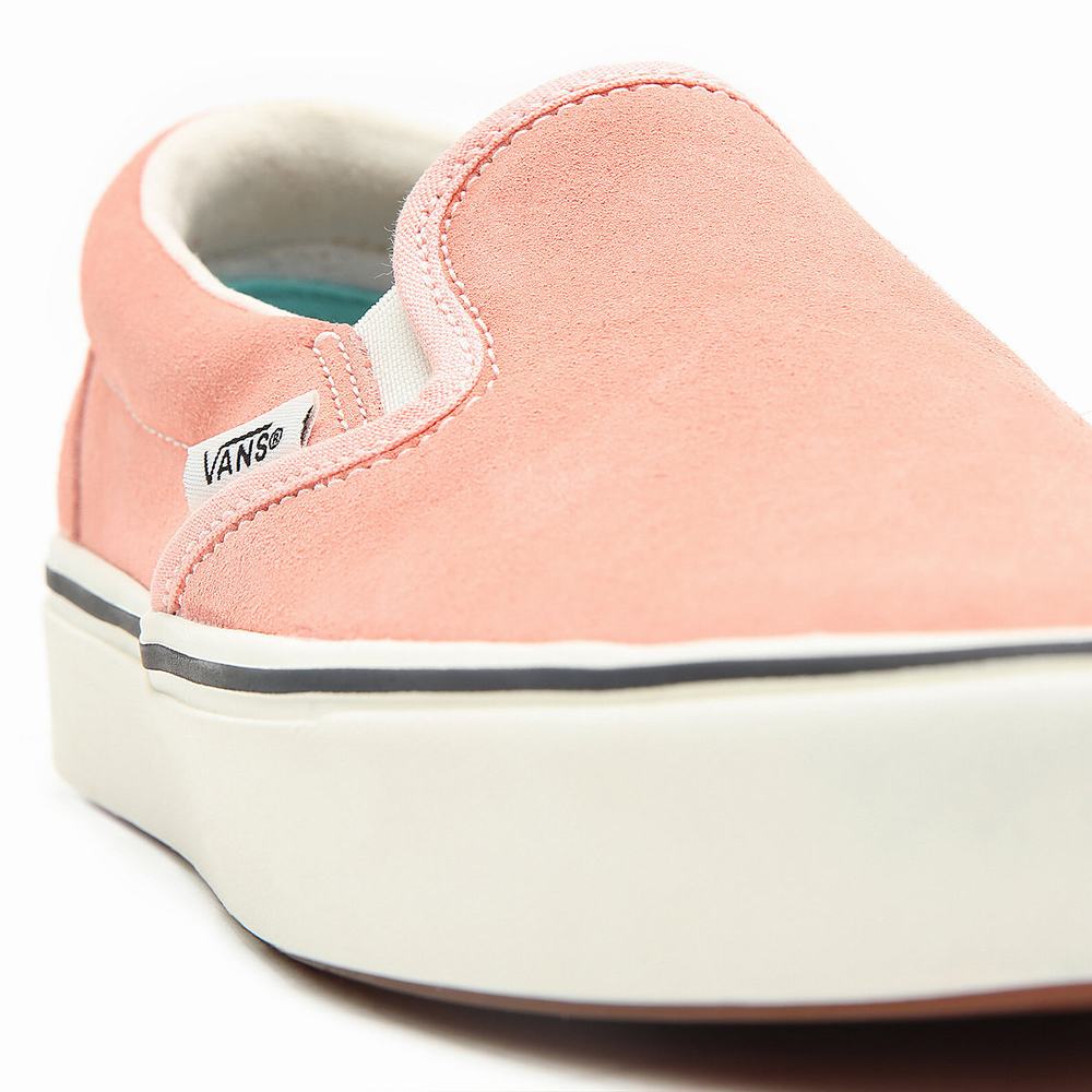 Women's Vans colour Pack ComfyCush Slip On Shoes Pink | USA70634