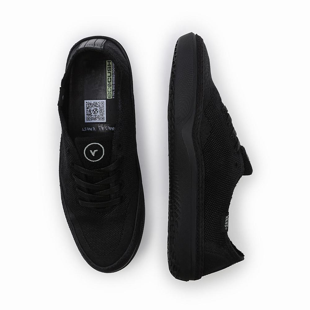 Women's Vans x Curren x Knost Circle Vee Sneakers Black | USA67032