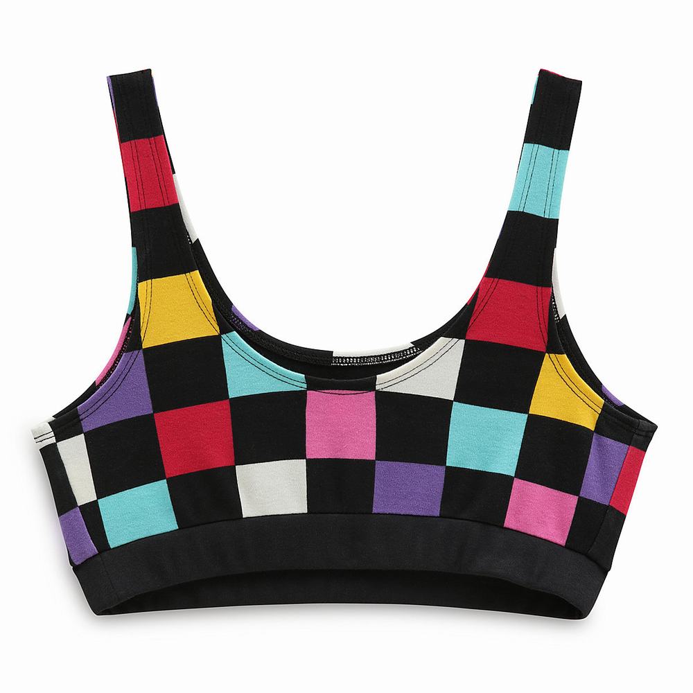 Women's Vans x Ireneisgood Sports Bra Black | USA98635