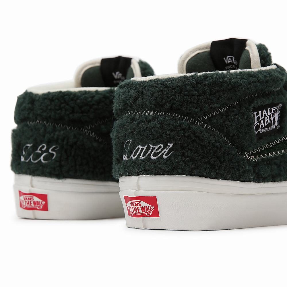 Women's Vans x Sandy Liang Half Cab 33 DX Sneakers Green | USA47601