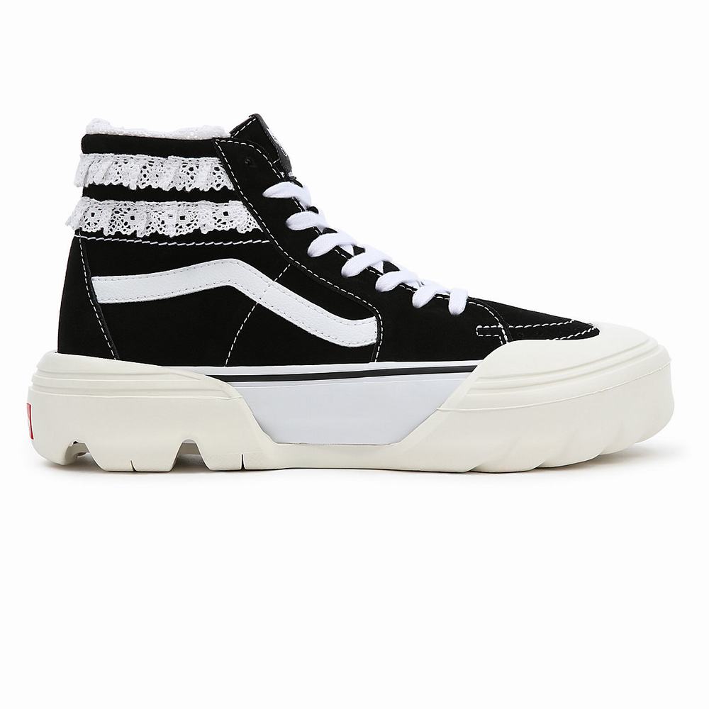 Women's Vans x Sandy Liang SK8-Hi Tapered Modular Sneakers Black | USA72546