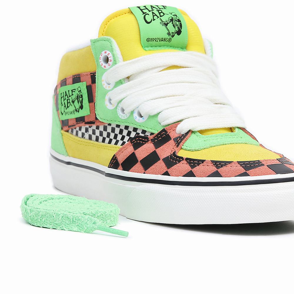 Women's Vans x Tierra Whack Half Cab Sneakers Black / White | USA82390