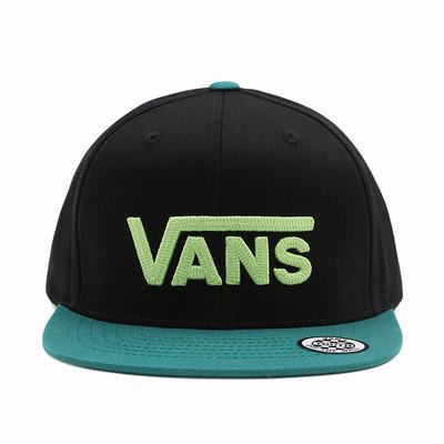 Kids' Vans Drop V II Snapback Hats Yellow / White | USA34062