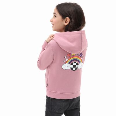 Kids' Vans Happy Bow (2-8 years) Hoodie Pink | USA27089