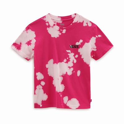 Kids' Vans Hypno Boxy (8-14 years) T Shirts Pink | USA47865