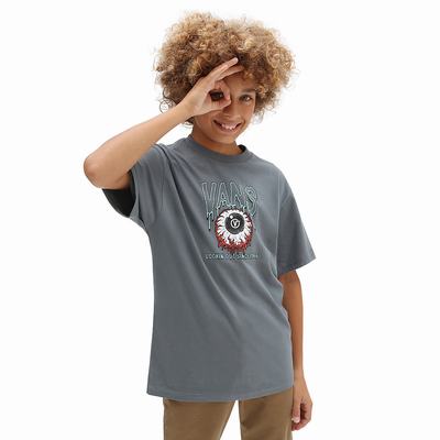 Kids' Vans Look Out (8-14 years) T Shirts Grey | USA12940