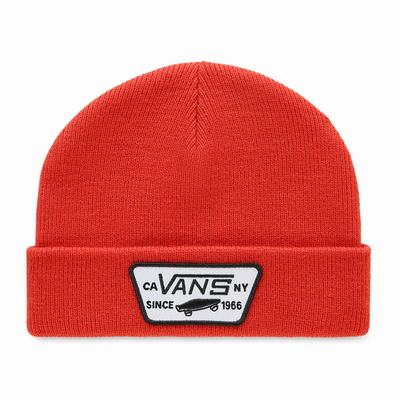 Kids' Vans Milford Beanie Red | USA17023