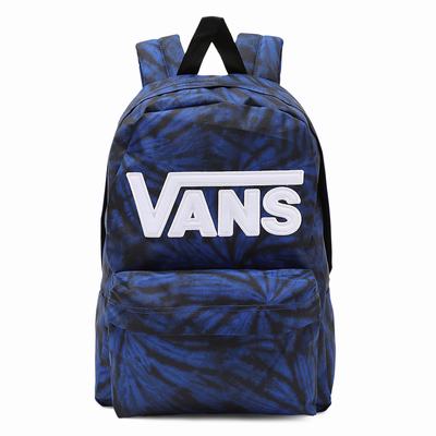 Kids' Vans New Skool Backpacks Blue | USA56320