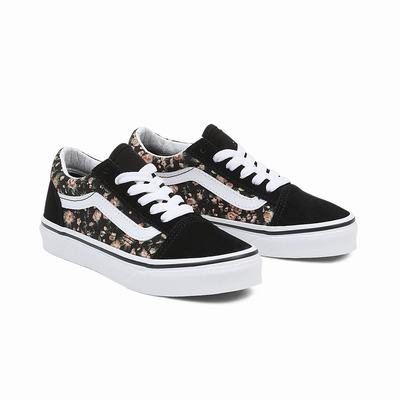 Kids' Vans Old Skool (4-8 years) Sneakers Black | USA24059