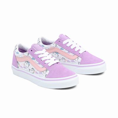 Kids' Vans Old Skool (4-8 years) Sneakers Pink | USA28347