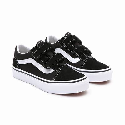 Kids' Vans Old Skool (4-8 years) Sneakers Black | USA43870