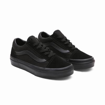 Kids' Vans Old Skool (4-8 years) Sneakers Black | USA56802