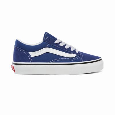 Kids' Vans Old Skool (4-8 years) Sneakers Blue | USA68491