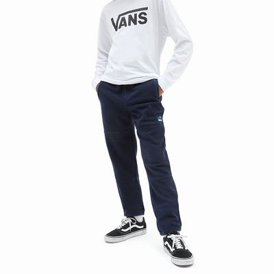 Kids' Vans Polar Fleece (8-14 years) Pants Blue | USA42530