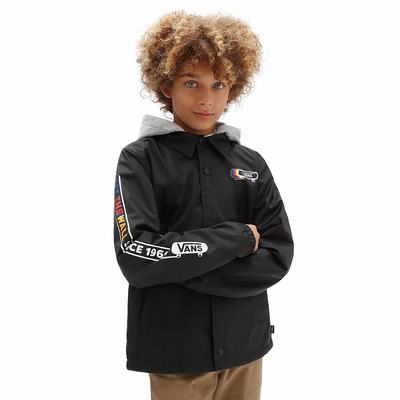 Kids' Vans Riley (8-14 years) Jackets Blue | USA54287