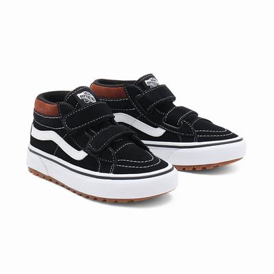 Kids' Vans Sk8-Mid Reissue MTE-1 V (4-8 years) Sneakers Black | USA07415