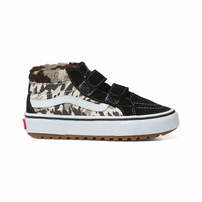 Kids' Vans Sk8-Mid Reissue V MTE-1 (4-8 years) Sneakers Black / Multicolor | USA08596