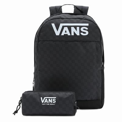 Kids' Vans Skool Backpacks Black | USA02174