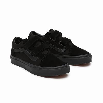 Kids' Vans Skool V (8-14+ years) Sneakers Black | USA36740