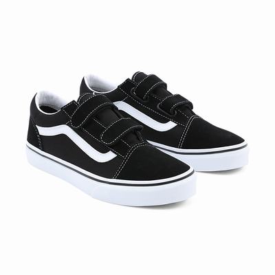 Kids' Vans Skool V (8-14+ years) Sneakers Black | USA82901