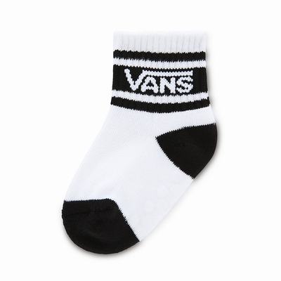 Kids' Vans Toddler Vans Drop V Crew (1 pair) Socks White | USA73056