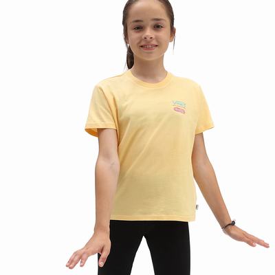 Kids' Vans X Crayola Crew (8-14 years) T Shirts Yellow | USA89253